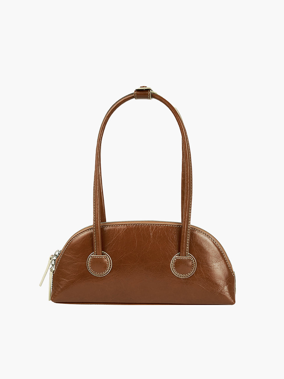 BESSETTE SHOULDER_brown crinkle