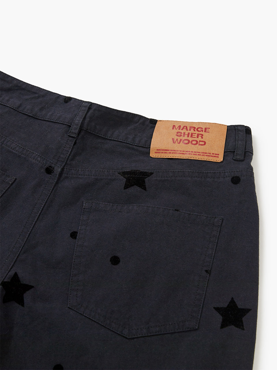 MARGE PRINTED PANTS_black