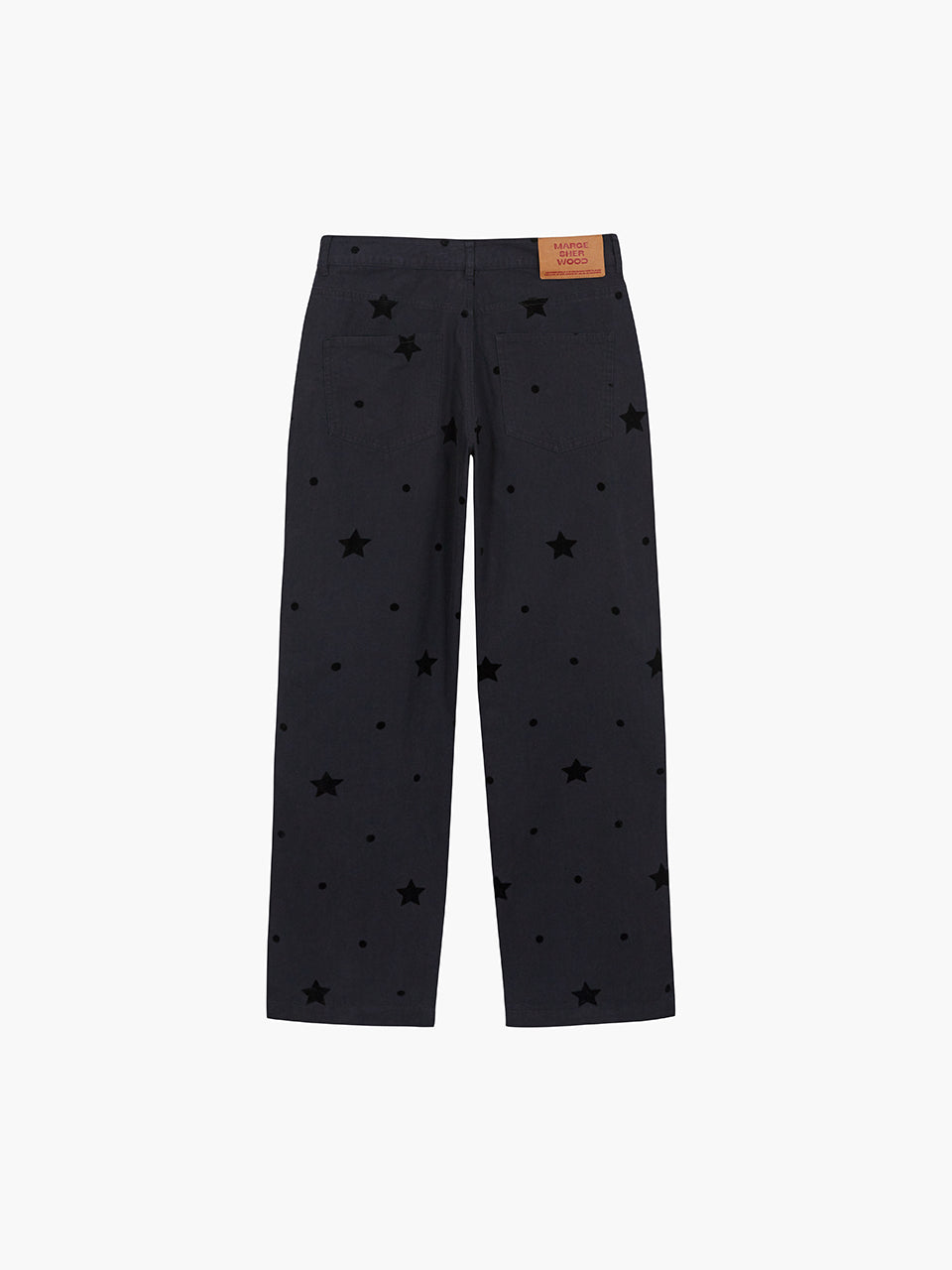 MARGE PRINTED PANTS_black