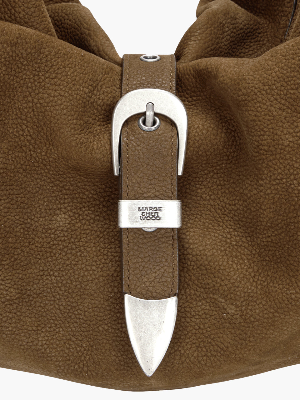 BELTED HOBO_chestnut nubuck