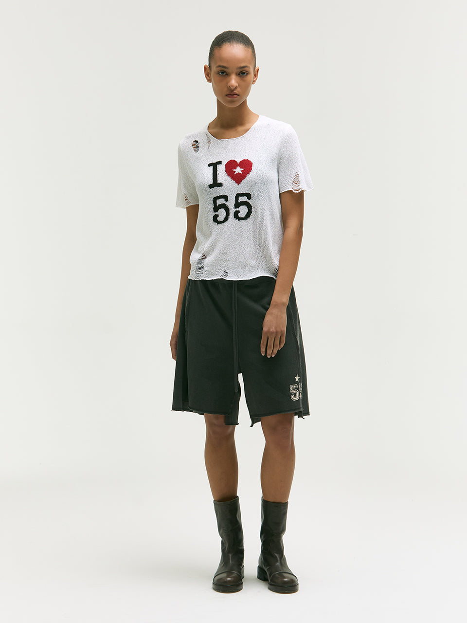 PIGMENT SWEAT BERMUDA PANTS_charcoal