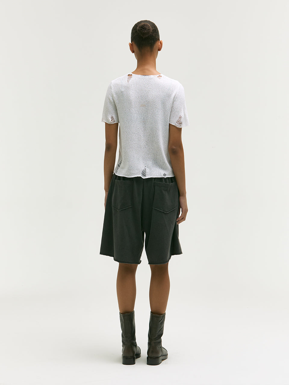 PIGMENT SWEAT BERMUDA PANTS_charcoal