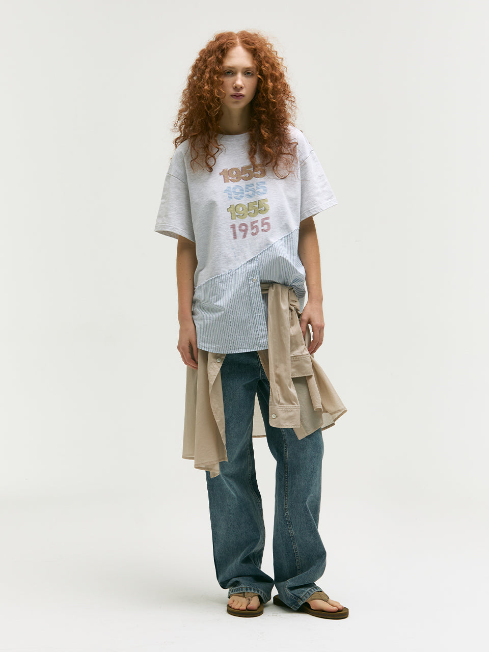 1955 SHIRTS T-SHIRT_grey