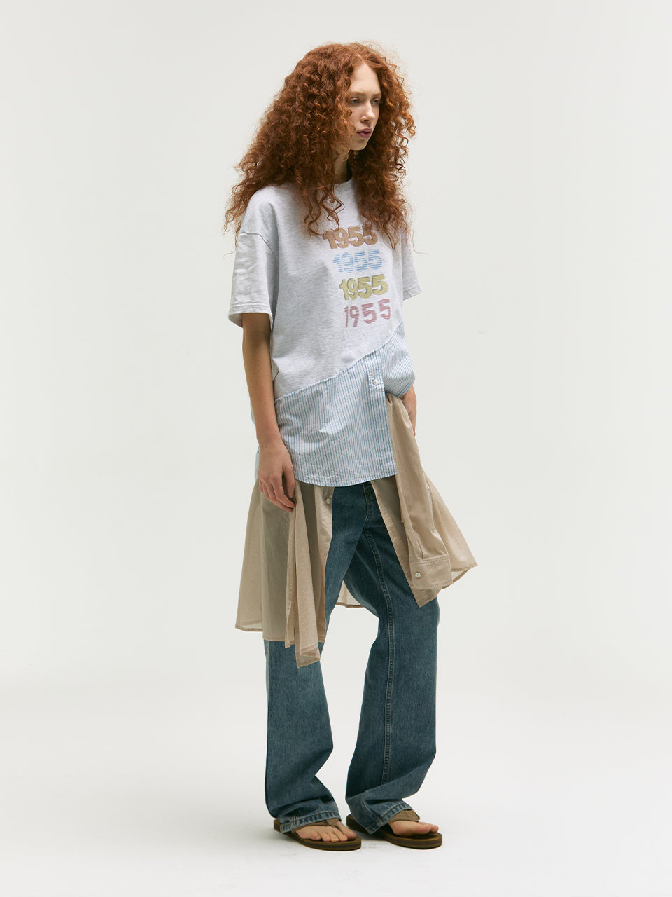 1955 SHIRTS T-SHIRT_grey