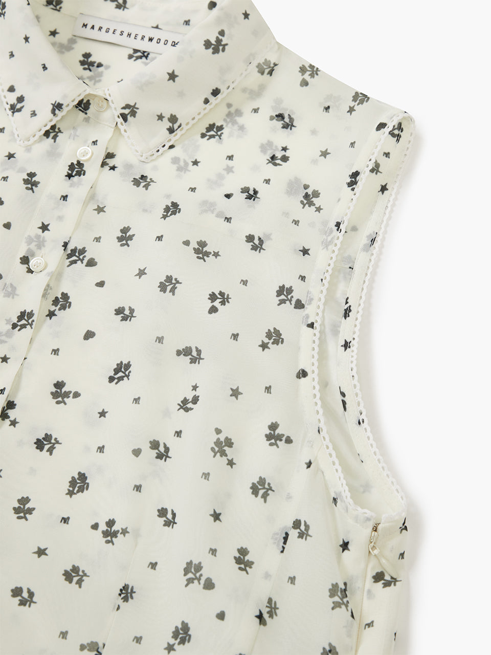 PRINTED PLEATS ONE-PIECE_beige