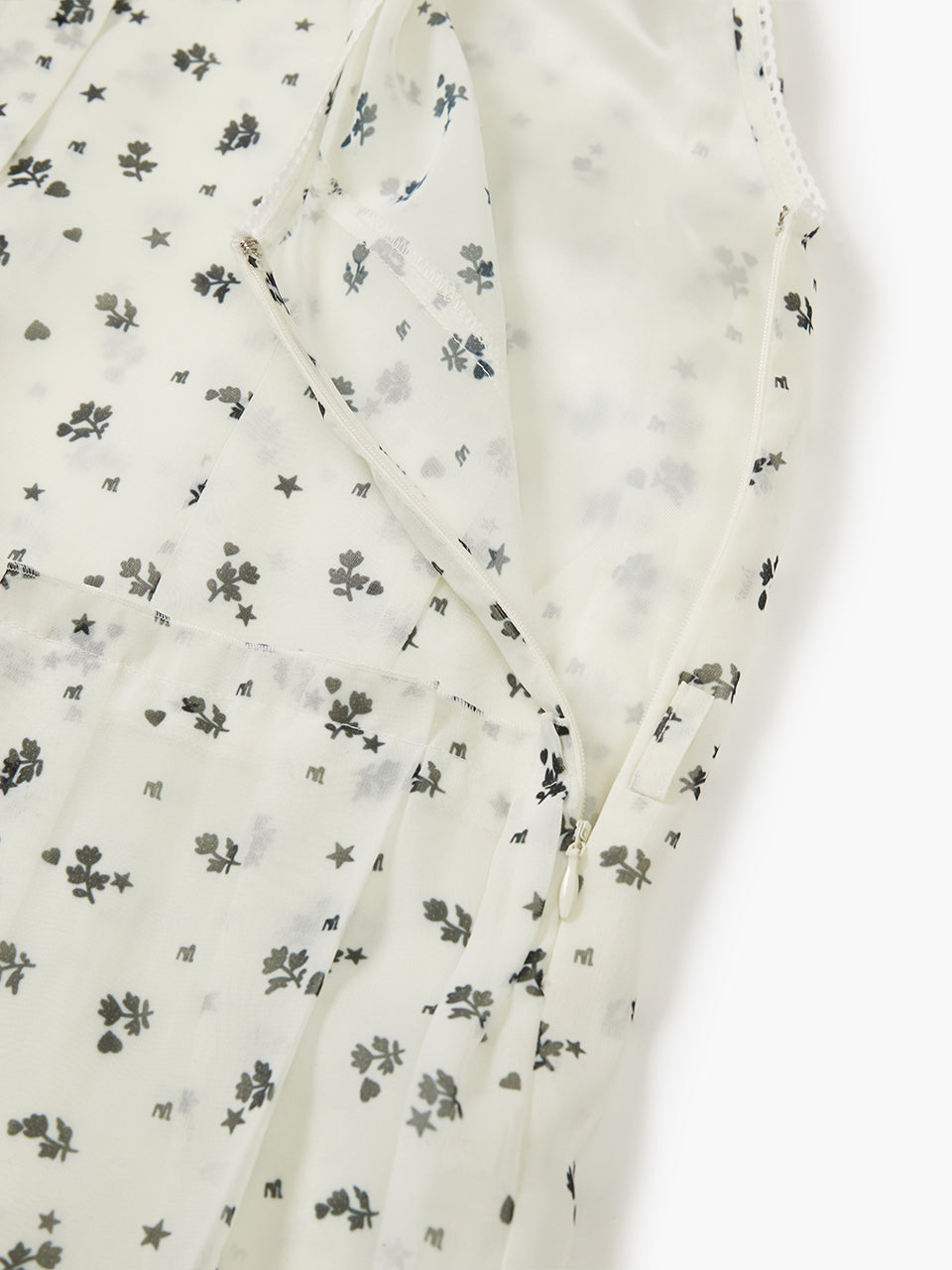 PRINTED PLEATS ONE-PIECE_beige