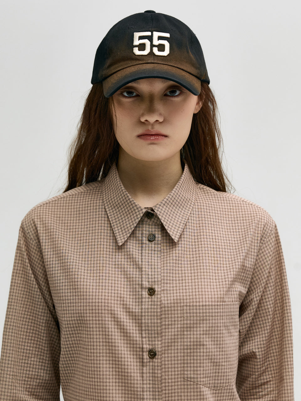 1955 WASHED BALLCAP_black