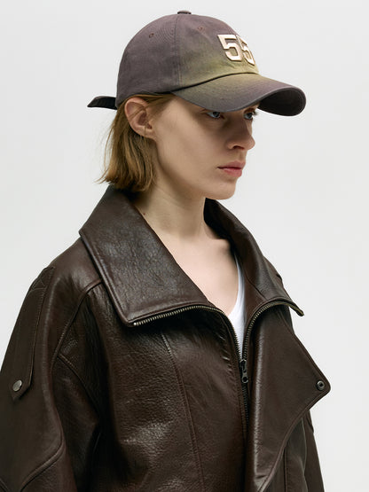 1955 WASHED BALLCAP_brown