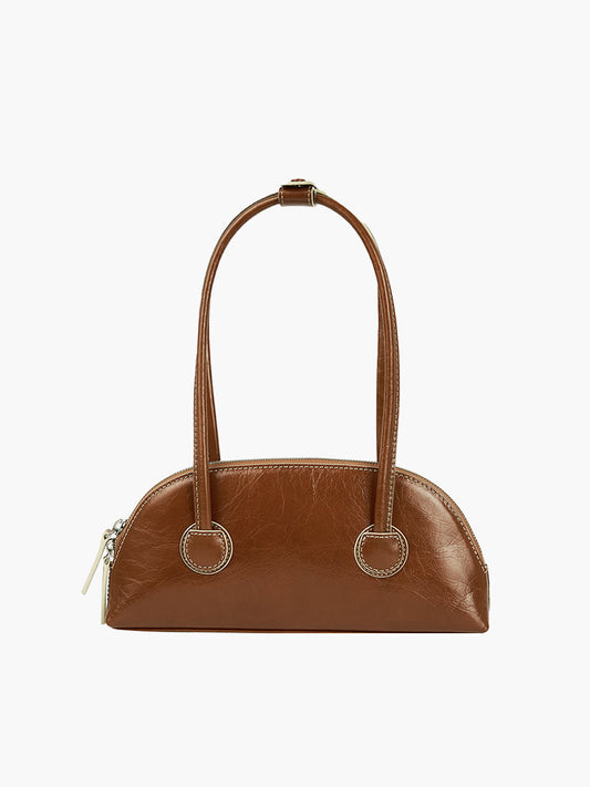 BESSETTE SHOULDER_brown crinkle