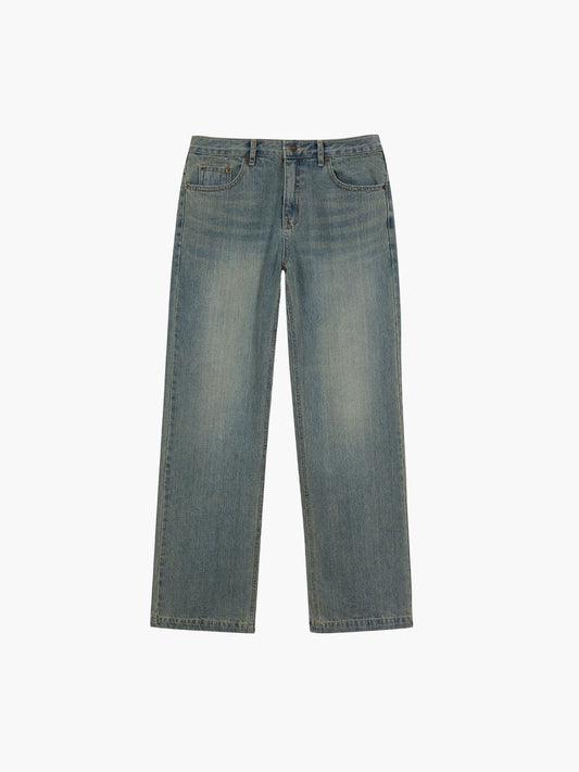 SAND WASHED JEANS_sand blue