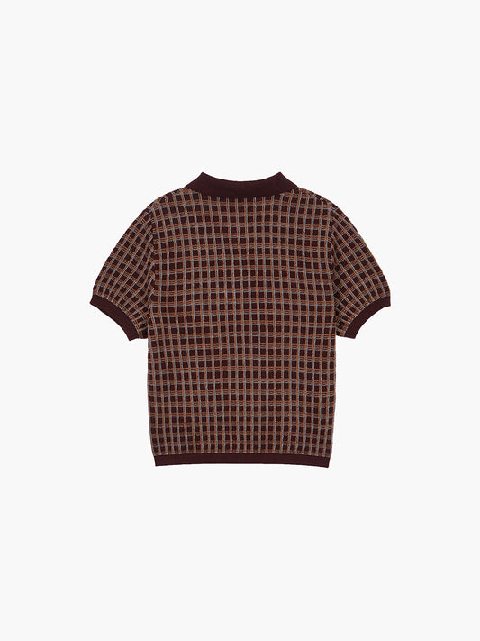 CURB LINK PK KNIT TOP_burgundy