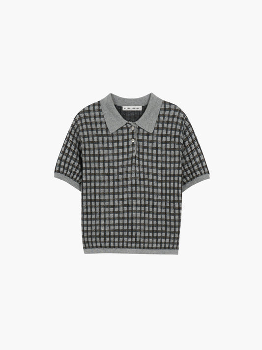 CURB LINK PK KNIT TOP_grey