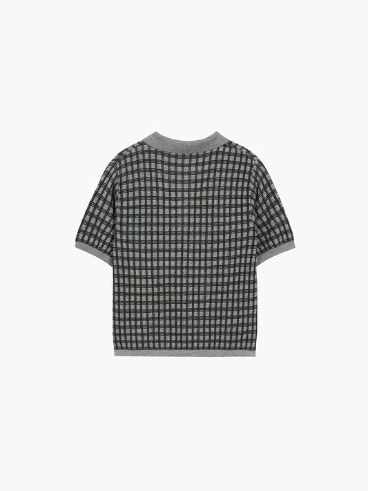 CURB LINK PK KNIT TOP_grey