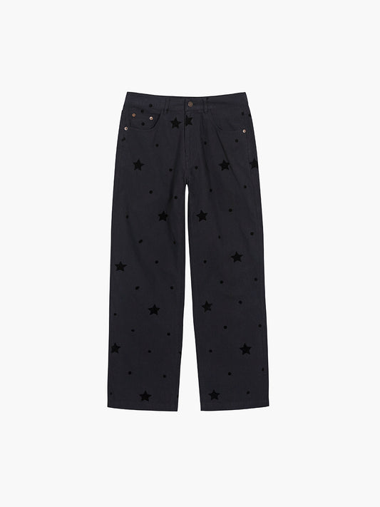 MARGE PRINTED PANTS_black