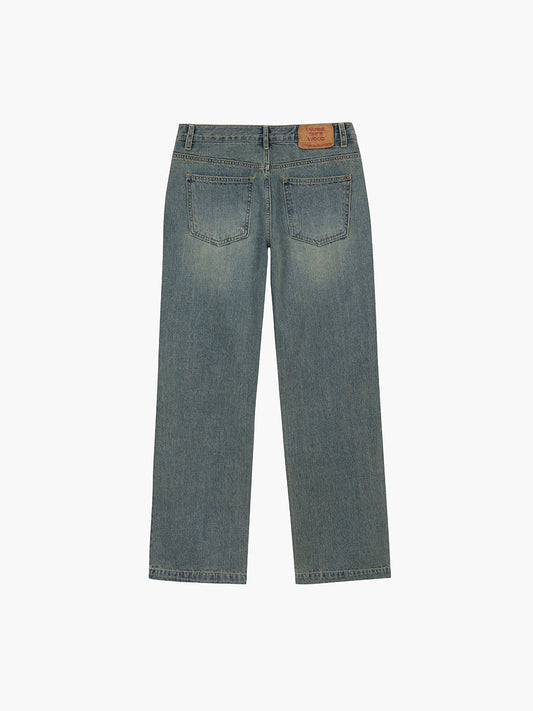 SAND WASHED JEANS_sand blue