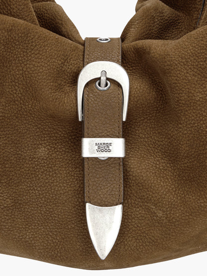 BELTED HOBO_chestnut nubuck