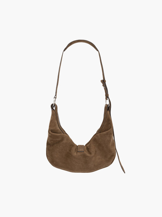 BELTED HOBO MEDIUM_chestnut nubuck