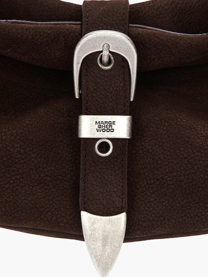 BELTED HOBO MEDIUM_hush nubuck