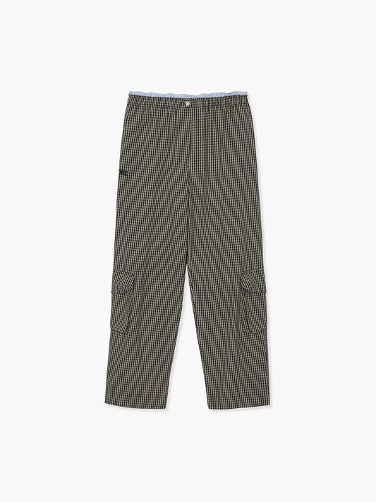 PAJAMA CARGO PANTS_black