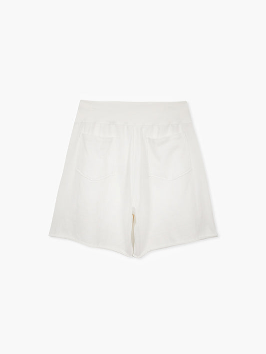 PIGMENT SWEAT BERMUDA PANTS_ivory