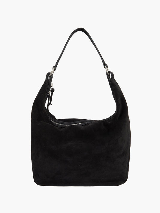 CITY HOBO NS_black suede