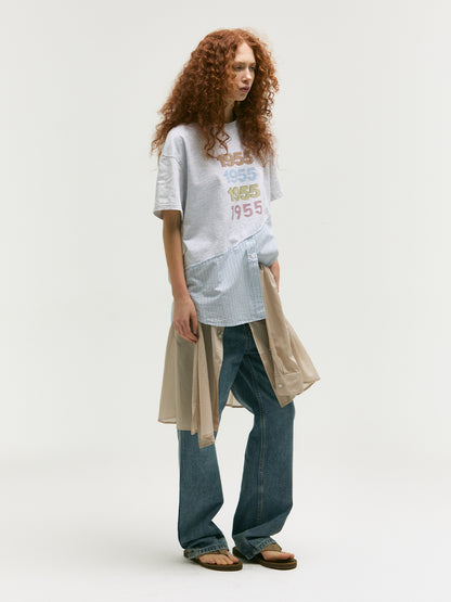 1955 SHIRTS T-SHIRT_grey