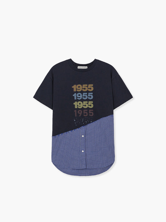 1955 SHIRTS T-SHIRT_navy