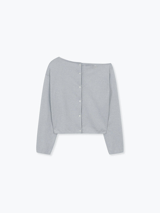 OFF SHOULDER KNIT TOP_grey