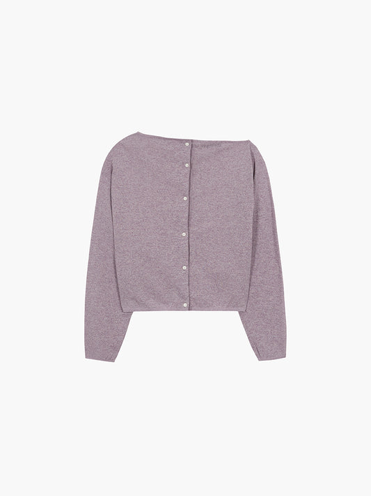 OFF SHOULDER KNIT TOP_purple