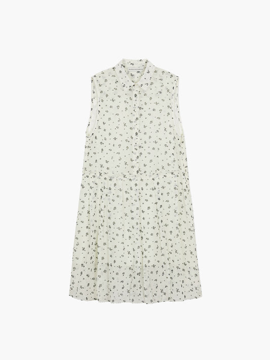 PRINTED PLEATS ONE-PIECE_beige