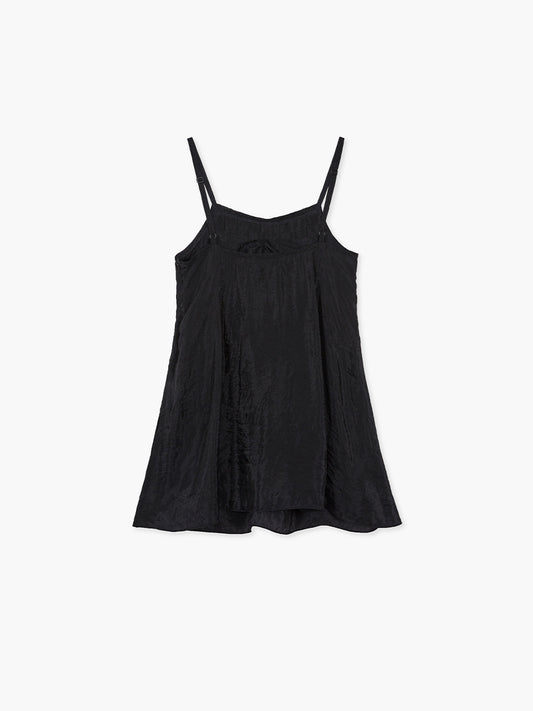 SILKY ORGANZA DRESS_black
