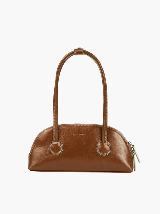 BESSETTE SHOULDER_brown crinkle